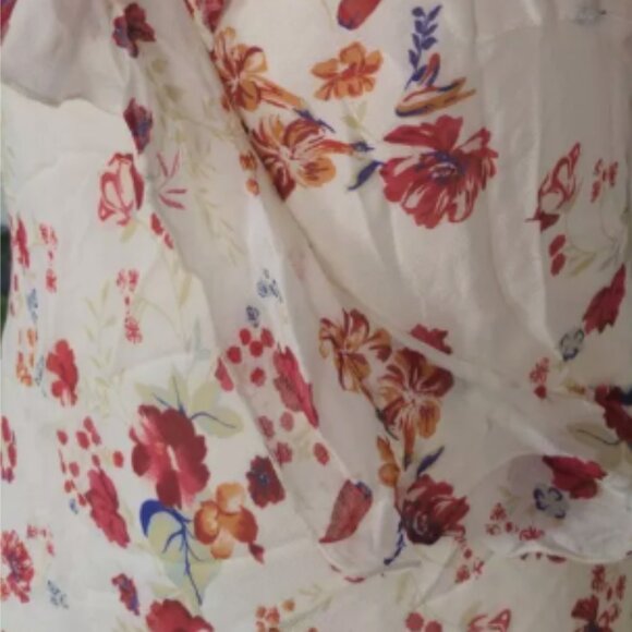 Brand New Let Me Be Sleeveless Ruffle Maxi Dress - Picture 8 of 9